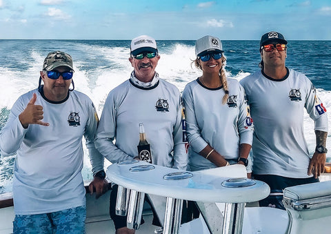Chasin Tail -  Catch Flag Team - Long Sleeve Fishing Shirt