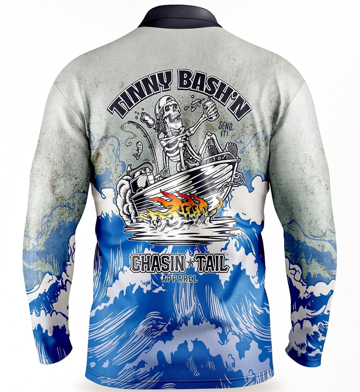 Chasin Tail -  Tinny Bash'n Long sleeve shirt 50 + UPF