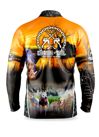 Chasin Tail -  Outback Piggin - 50+UV Protection - Long Sleeve